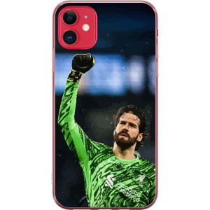 Yhteensopiva Puhelinkuori Apple iPhone 11 Alisson Liverpool Brasilia ainoa maalivahti listalla jalkapallo maalivahti nopea refleksit vakaa turvalline