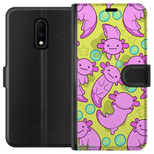 Yhteensopiva Lompakkokotelo OnePlus 7 Kuviolla on stilisoituja pieniä vesieläimiä ja koristeellisia kuplia kirkkaissa sävyissä
