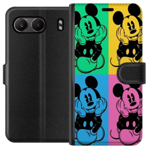 Yhteensopiva Lompakkokotelo OnePlus Nord 4 Disneyin Mikki Hiirellä juliste pop taidetta värikäs piirretty sarja retro Andy Warhol tyyli klassinen hah