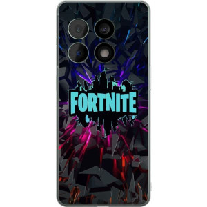 Yhteensopiva Puhelinkuori OnePlus 10 Pro Pelainspiroitu abstrakti logo neonvärein ja räjähtelevillä muodoilla sekä dynaamisella energialla