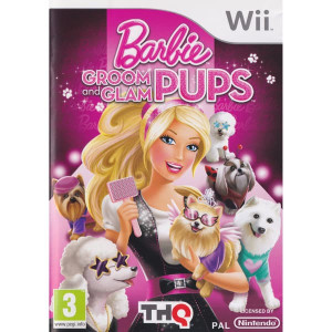 Nintendo Barbie Groom and Glam Pups  Wii (Käytetty)