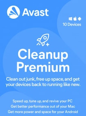 Avast Cleanup Premium (PC, Android, Mac) 10 Devices, 2 Years - Avast Key - GLOBAL