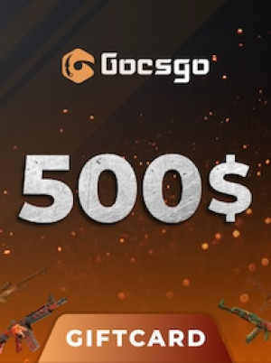 Gocsgo Gift Card 500 USD - GoCsGo Key - GLOBAL