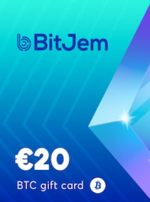 BitJem Crypto Gift Card Bitcoin 20 EUR - BitJem Key