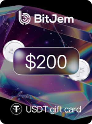 BitJem Crypto Gift Card USDT 200 USD - BitJem Key