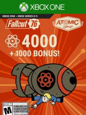 Fallout 76 Currency (Xbox One) 4000 + 1000 Bonus Atoms - Xbox Live Key - GLOBAL