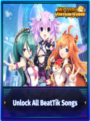 Neptunia Virtual Stars - Unlock All BeatTik Songs (PC) - Steam Key - GLOBAL
