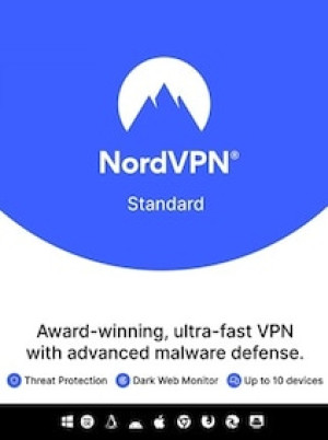NordVPN Standard VPN Service (PC, Android, Mac, iOS) (10 Devices, 1 Year) - NordVPN Key - GLOBAL