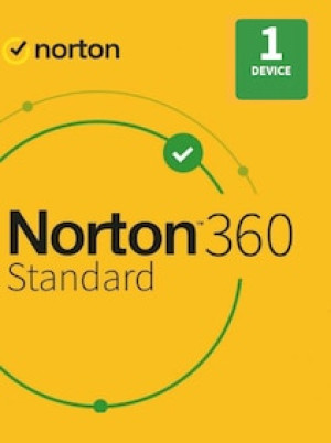 Norton 360 Standard + 10 GB Cloud Storage (1 Device, 1 Year) - NortonLifeLock Key - EUROPE
