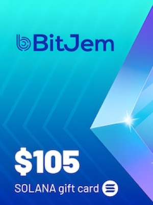 BitJem Crypto Gift Card SOL 105 USD - BitJem Key