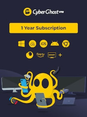 CyberGhost VPN (1 Year, 7 Devices) - CyberGhost Key - GLOBAL