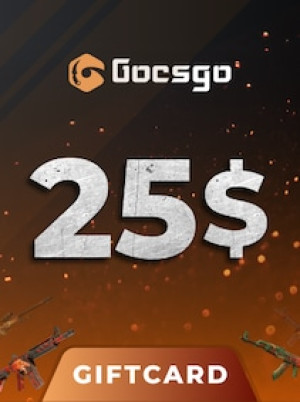 Gocsgo Gift Card 25 USD - GoCsGo Key - GLOBAL