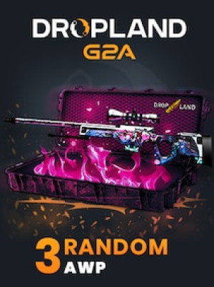 Counter Strike 2 RANDOM 3 CASE AWP SKIN - BY DROPLAND.NET Key - GLOBAL