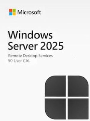 Windows Server 2025 | Remote desktop services user connections (50) - Microsoft Key - GLOBAL