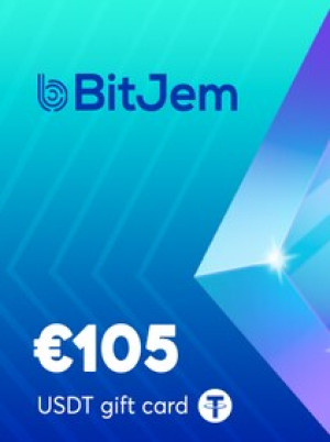 BitJem Crypto Gift Card USDT 105 EUR - BitJem Key