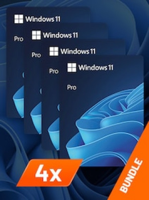 Windows 11 Pro x4 Bundle (PC) - Microsoft Key - GLOBAL