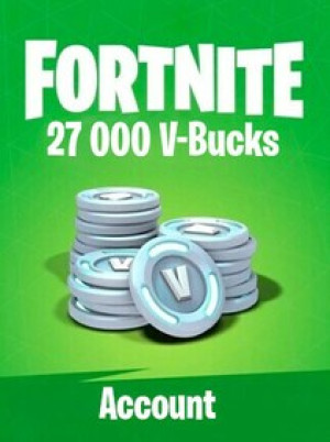 Fortnite V-Bucks Account 27000 V-Bucks (PSN, Xbox, PC, Mobile) - GLOBAL