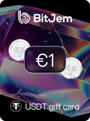 BitJem Crypto Gift Card USDT 1 EUR - BitJem Key