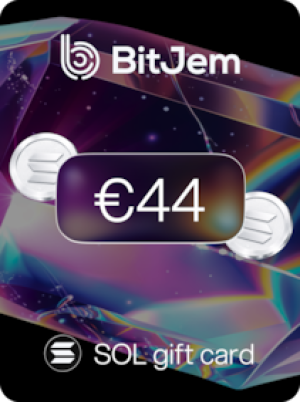 BitJem Crypto Gift Card SOL 44 EUR - BitJem Key