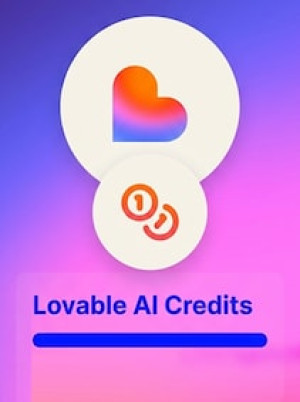 Lovable Direct Top Up 300 Credits - Venusgames Activation Link - GLOBAL