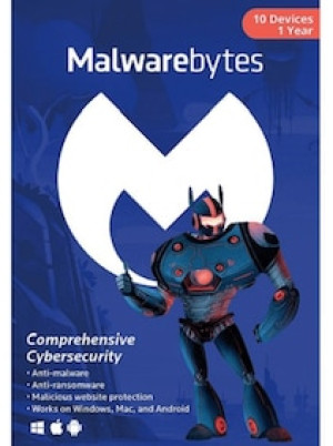 Malwarebytes Anti-Malware (PC, Android, Mac) 10 Devices 1 Year - Malwarebytes Anti Malware Key - GLOBAL