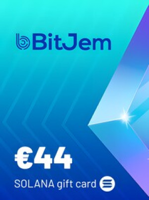 BitJem Crypto Gift Card SOL 44 EUR - BitJem Key