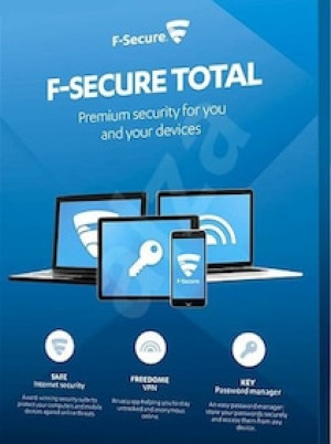 F‑Secure Total (PC, Android, Mac) 5 Users 1 Year - F-Secure Key - GLOBAL