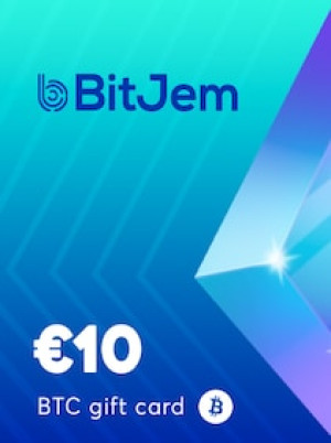 BitJem Crypto Gift Card Bitcoin 10 EUR - BitJem Key