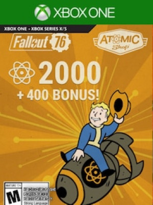 Fallout 76 Currency (Xbox One) 2000 + 400 Bonus Atoms - Xbox Live Key - GLOBAL