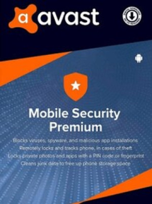 Avast Mobile Security Premium (Android) 1 Device, 3 Years - Avast Key - GLOBAL