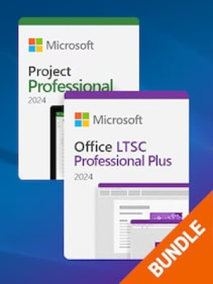 Project 2024 Pro LTSC + Office 2024 LTSC Pro Plus Bundle PC) - Microsoft Key - GLOBAL