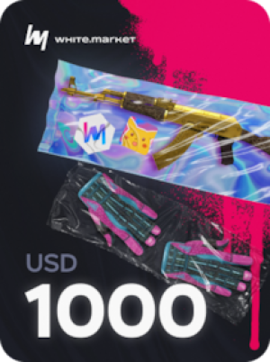 WhiteMarket Top Up Card 1000 USD - WhiteMarket Key - GLOBAL