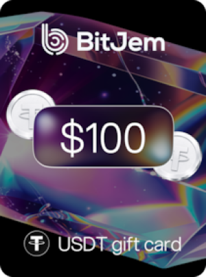 BitJem Crypto Gift Card USDT 100 USD - BitJem Key