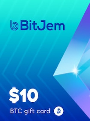 BitJem Crypto Gift Card Bitcoin 10 USD - BitJem Key