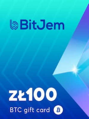 BitJem Crypto Gift Card Bitcoin 100 PLN - BitJem Key