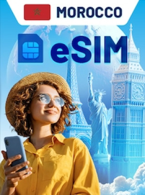 eSIM (Android, iOS) 1 GB, 7 Days - MOROCCO