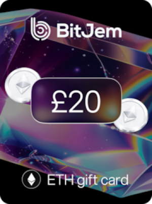 BitJem Crypto Gift Card ETH 20 GBP - BitJem Key