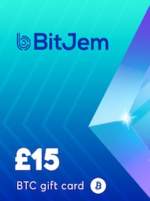 BitJem Crypto Gift Card Bitcoin 15 GBP - BitJem Key