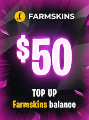 Farmskins Wallet Card 50 USD - FARMSKINS.COM Key - GLOBAL