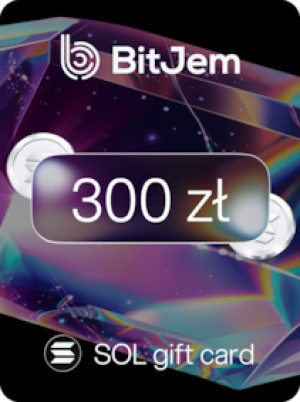 BitJem Crypto Gift Card SOL 300 PLN - BitJem Key