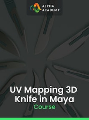 UV Mapping 3D Knife in Maya - Alpha Academy Key - GLOBAL