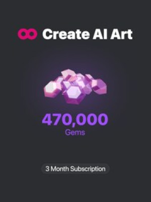 CreatePorn.com Subscription 470k Gems/Mo 3 Months - CreatePorn Key - GLOBAL