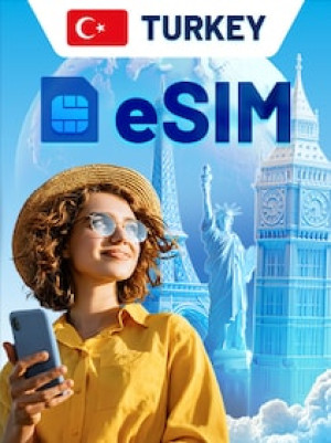 eSIM (Android, iOS) 1 GB, 7 Days - TURKEY