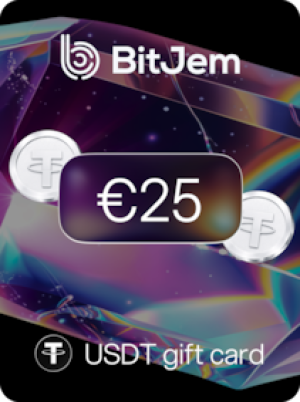 BitJem Crypto Gift Card USDT 25 EUR - BitJem Key