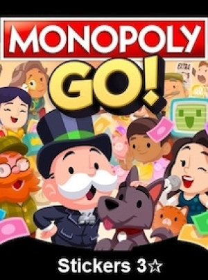 Monopoly Go Stickers Any 3-Star Stickers - BillStore - GLOBAL