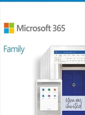 Microsoft Office 365 Family (PC) (6 Devices, 1 Year) - Microsoft Account - GLOBAL
