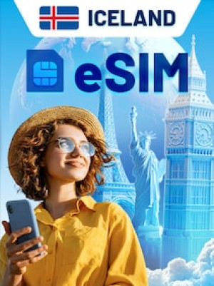 eSIM (Android, iOS) 25 GB, 30 Days - ICELAND