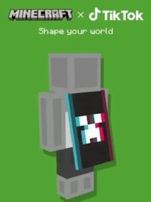 Minecraft - TikTok Cape (PC) - Official Website Key - GLOBAL
