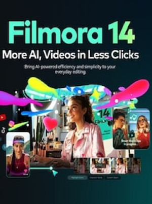 Wondershare Filmora 14 Advanced AI 5000 Credit - 1 Year Wondershare Key - GLOBAL