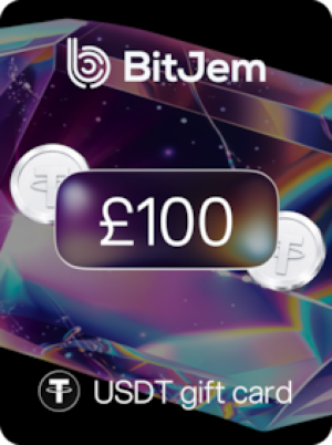 BitJem Crypto Gift Card USDT 100 GBP - BitJem Key